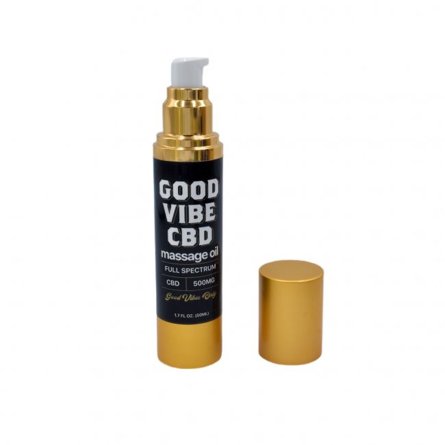 good vibe cbd full spectrum massage oil 500mg