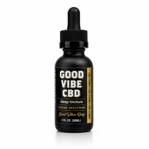 Good Vibe CBD Sleep Tincture with 250mg CBD 250mg CBG and 250mg CBN