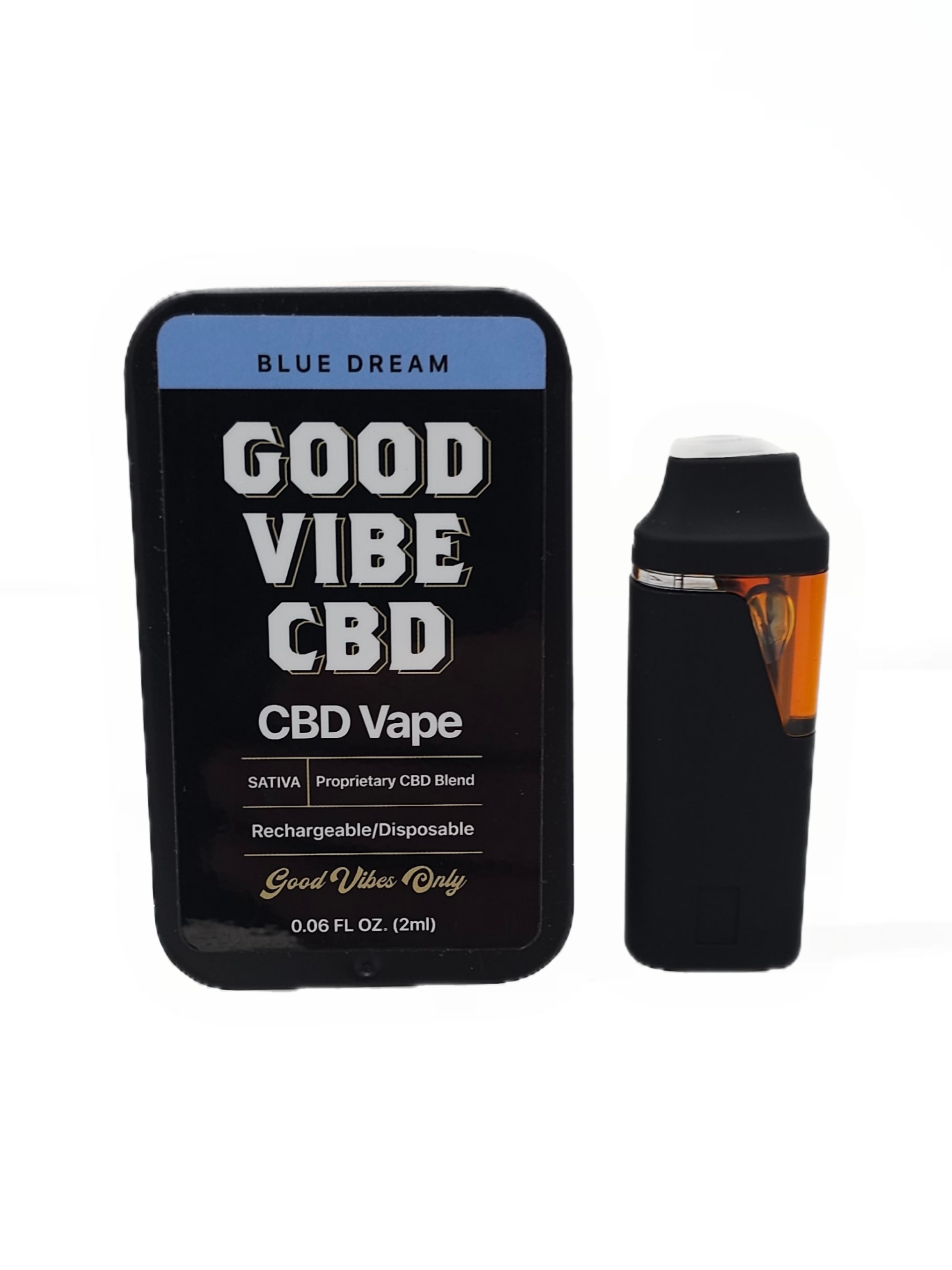 Good Vibe CBD 2ml Disposable CBD Sativa Vape Cartridge